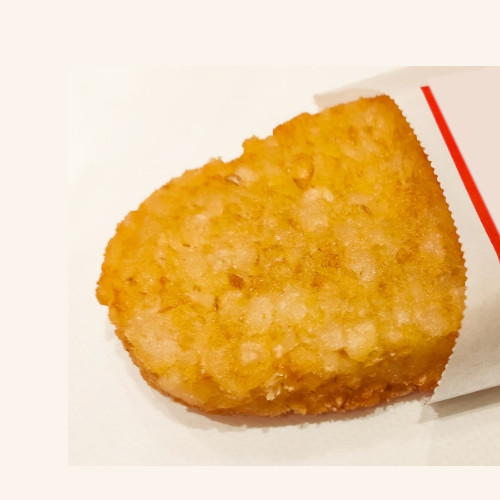 キッチン一五ではハッシュドポテトをご注文ですぐに揚げます