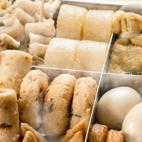 冬季限定メニューの「おでん」です